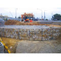 3.9 mm Peti Gabion Galvanized untuk Projek Sungai Bank